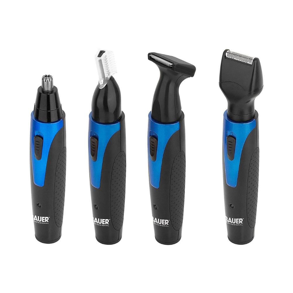 Bauer Rechargeable Personal Grooming Set | Includes USB Charging Cable | 4 Interchangeable Heads - Choice Stores