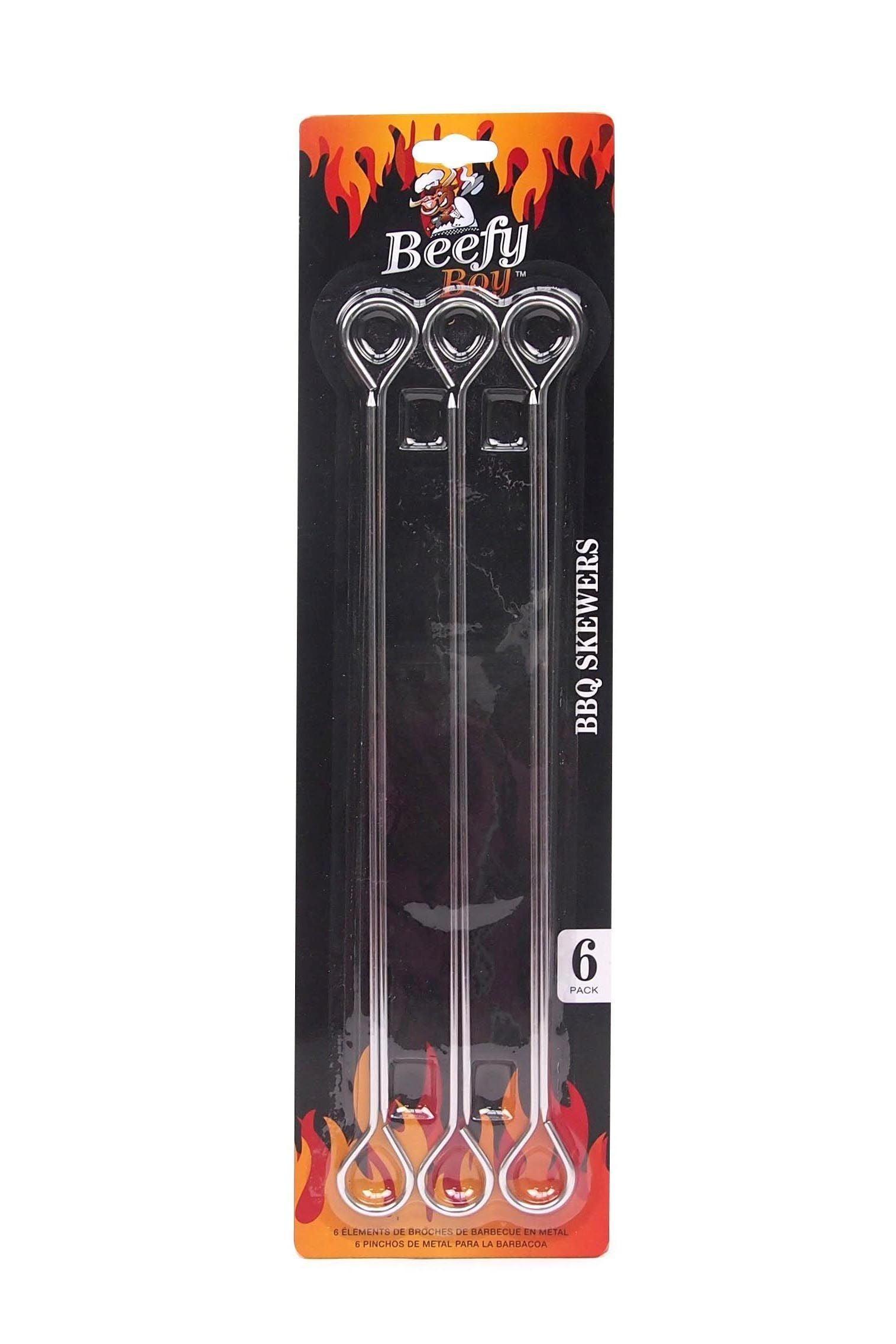 BBQ Metal Skewers | 26 cm | 6 Pack - Choice Stores
