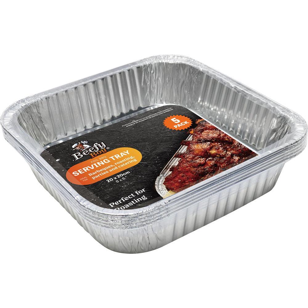 Beefy Boy Foil BBQ Serving Tray | Pack of 5 - Choice Stores
