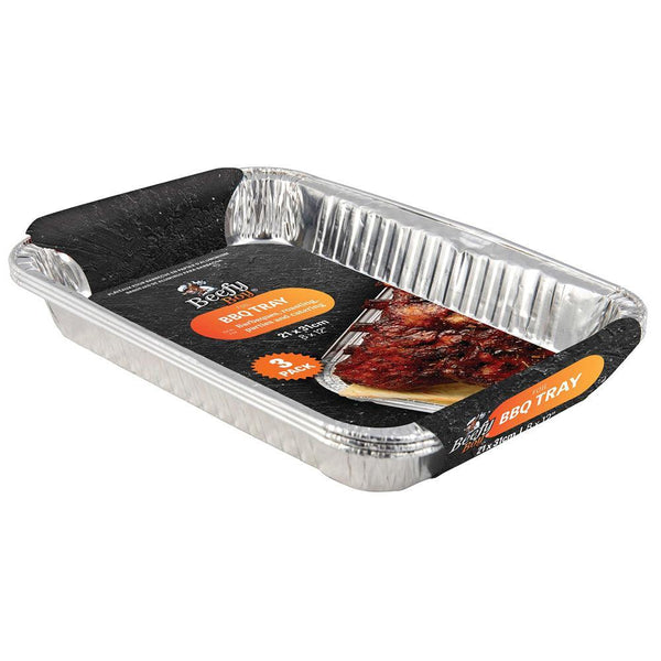 Beefy Boy Rectangular Foil Tray | Pack of 3 - Choice Stores