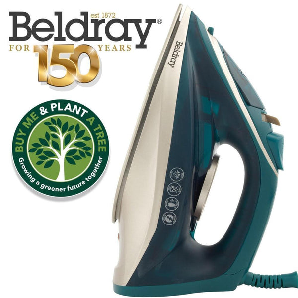 Beldray Duo Glide Steam Iron | Anti Drip & Anti Calc | 2200W - Choice Stores