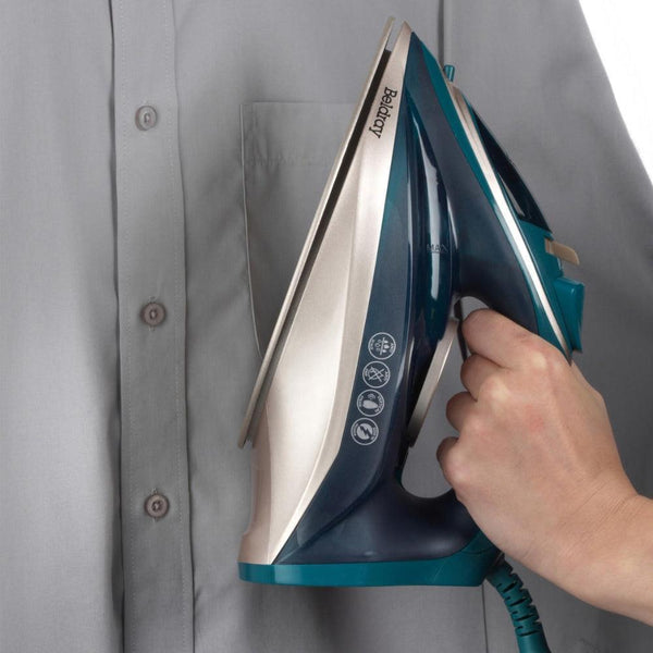 Beldray Duo Glide Steam Iron | Anti Drip & Anti Calc | 2200W - Choice Stores