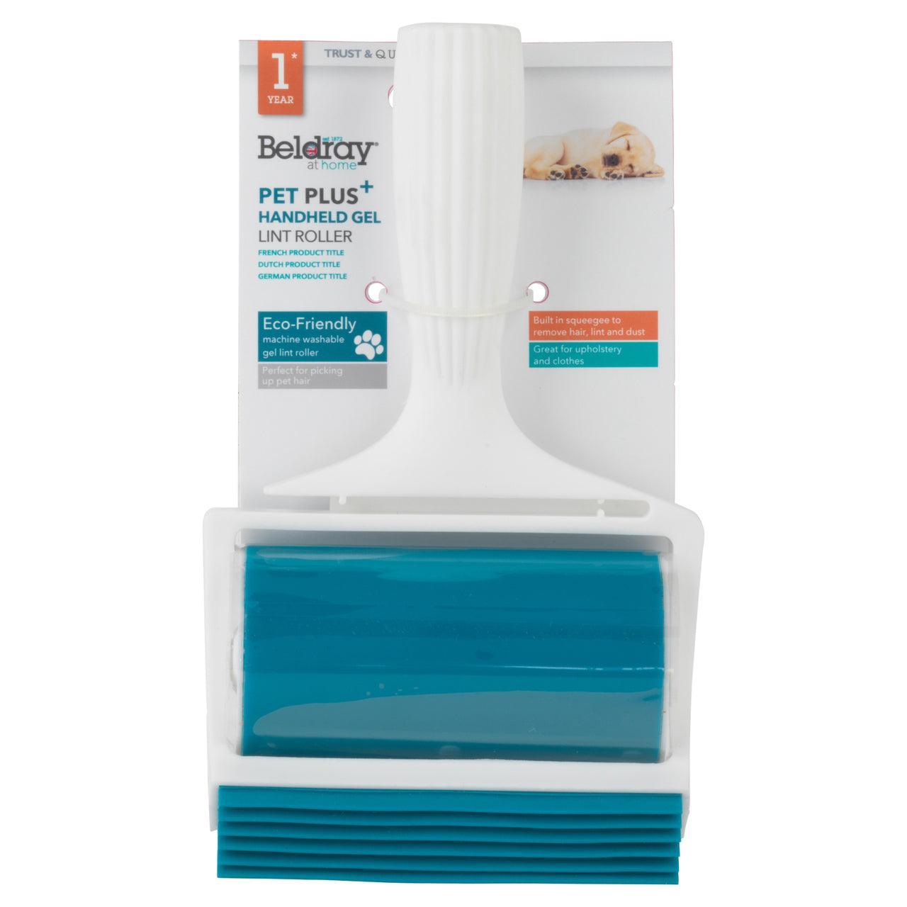 Beldray Pet Plus+ Handheld TPR Gel Lint Roller With Squeegee | Washable - Choice Stores