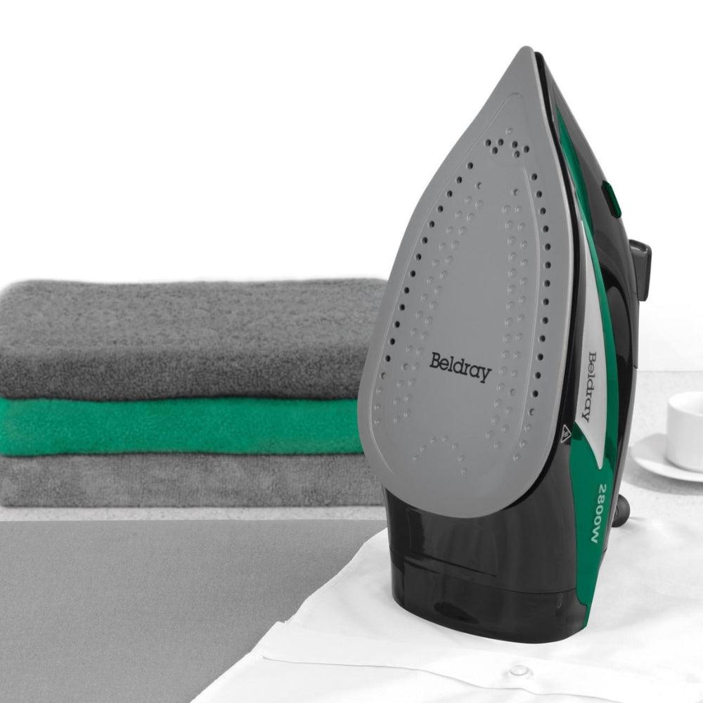 Beldray Rapid Glide Pro Steam Iron | Emerald | 2800W - Choice Stores
