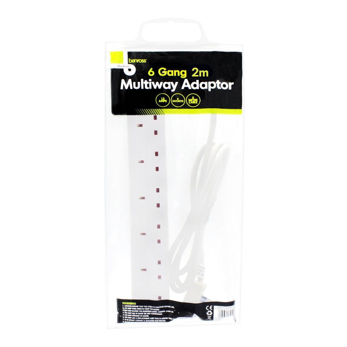 Benross 6 gang 2mtr Extension Lead - Choice Stores