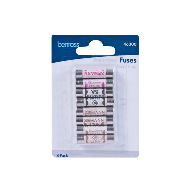 Benross | 8pc Fuses Assorted 3/5/13 Amp - Choice Stores