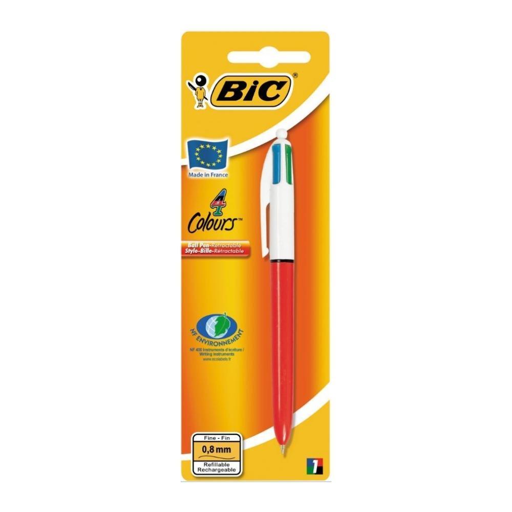 Bic 4 Colours Retractable Ballpoint Pen | Red Barrel - Choice Stores