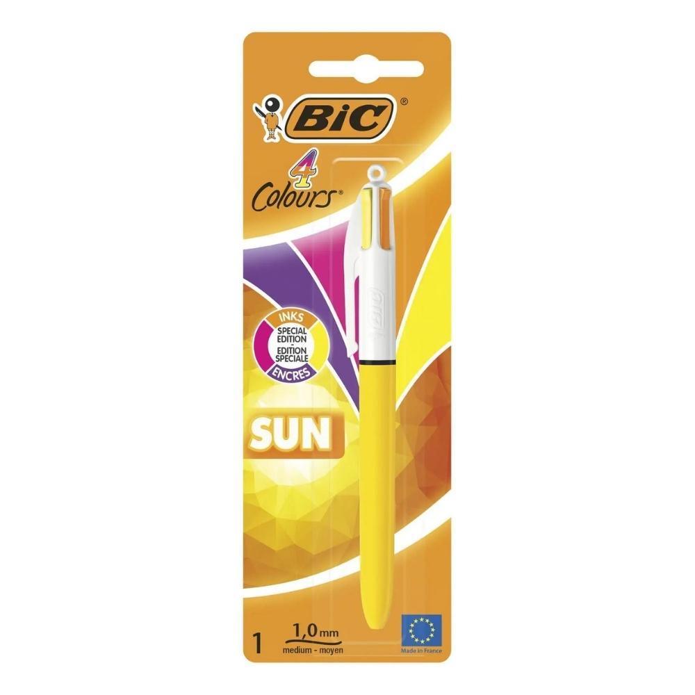 Bic 4 Colours Sun Retractable Ballpoint Pen - Choice Stores