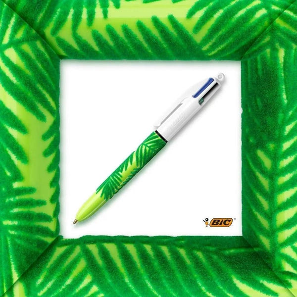 Bic 4 Colours Velvet Retractable Ballpoint Pen | Pack Of 3 - Choice Stores