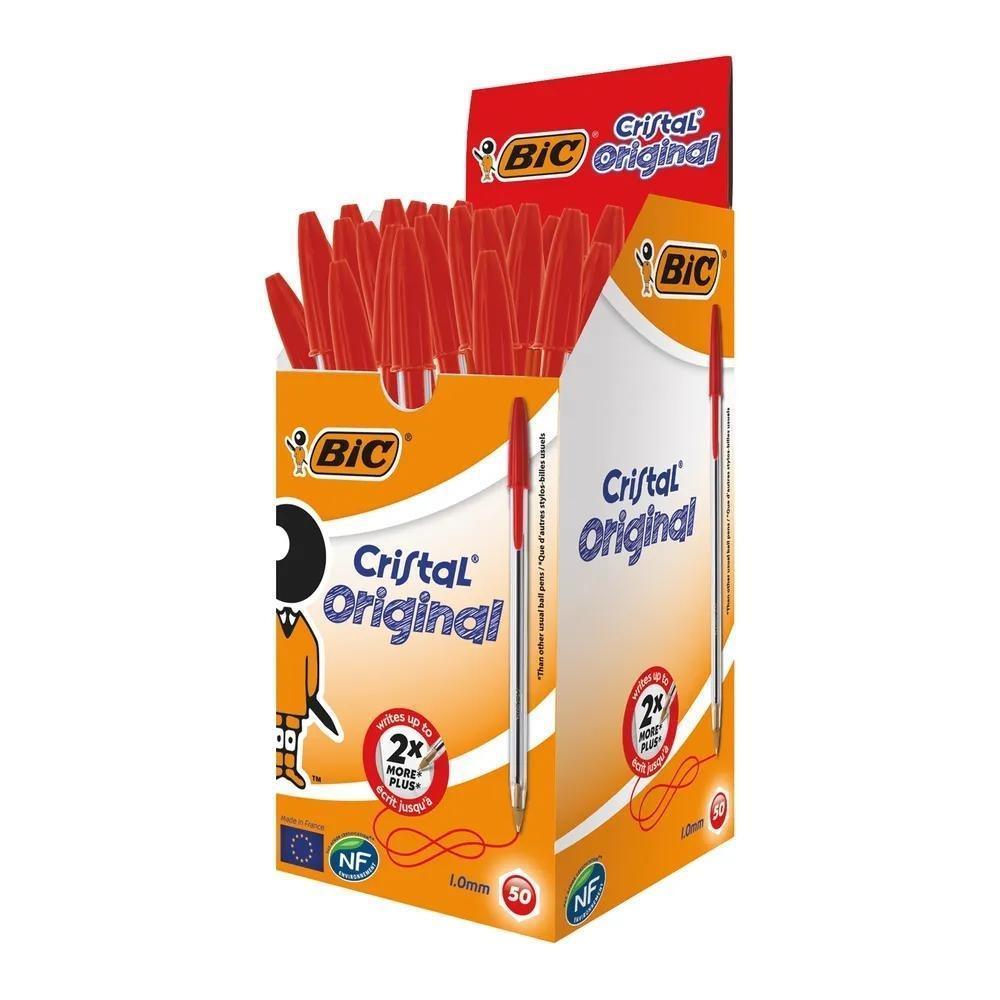 Bic Cristal Ballpoint Pen Medium Red | Single - Choice Stores