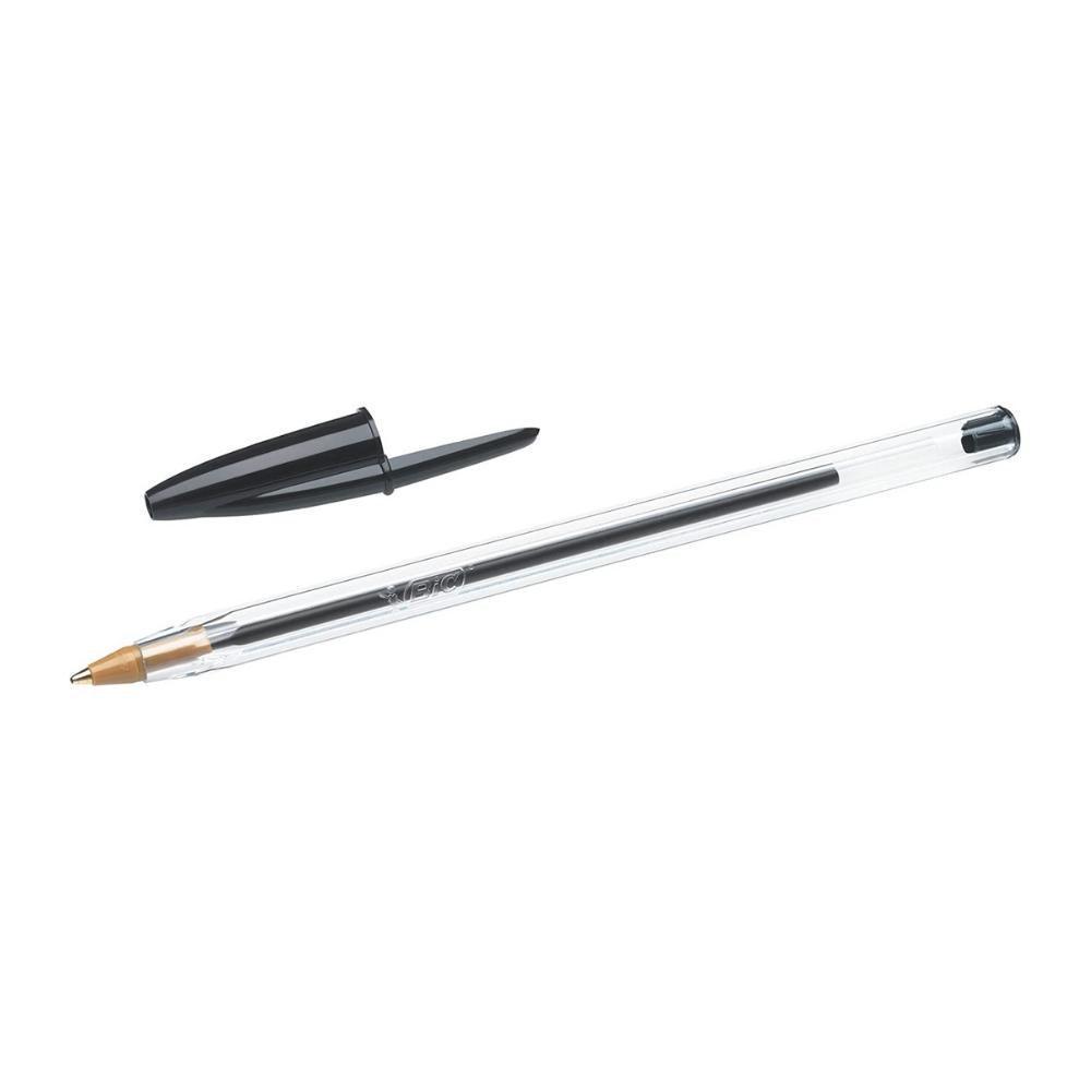 BIC Cristal Original Black Ballpoint Pens | Pack of 5 | Medium Point 1.0 mm - Choice Stores
