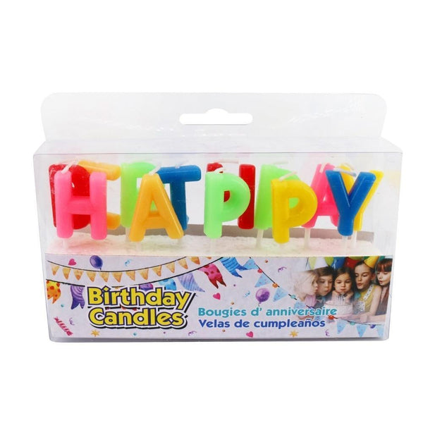 Birthday Candles | Happy Birthday | Rainbow - Choice Stores