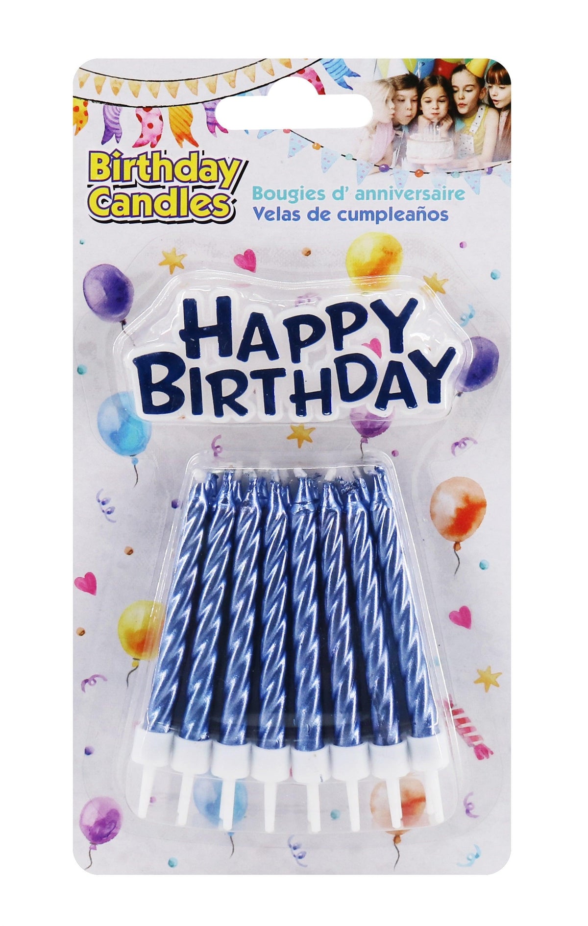Birthday Candles | Party Candles | Blue | 16 Pack - Choice Stores
