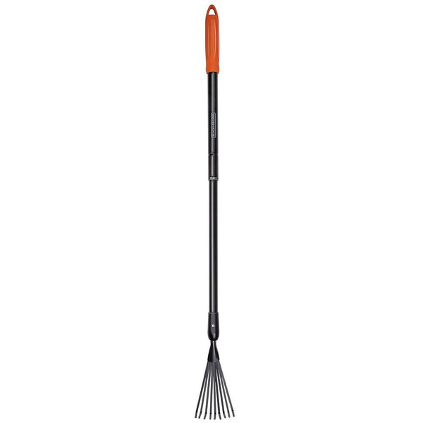 Black + Decker Adjustable Leaf Rake | 77-110cm - Choice Stores
