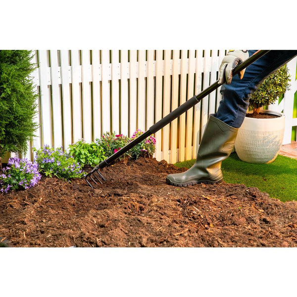 Black + Decker Fibreglass Cultivator with 4 Prongs | 148 x 12 x 10cm - Choice Stores