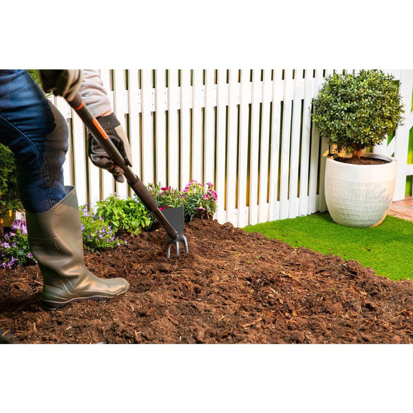 Black + Decker Fibreglass Cultivator with Hoe | 148cm - Choice Stores