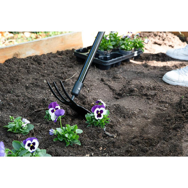 Black + Decker Fibreglass Cultivator with Hoe | 148cm - Choice Stores