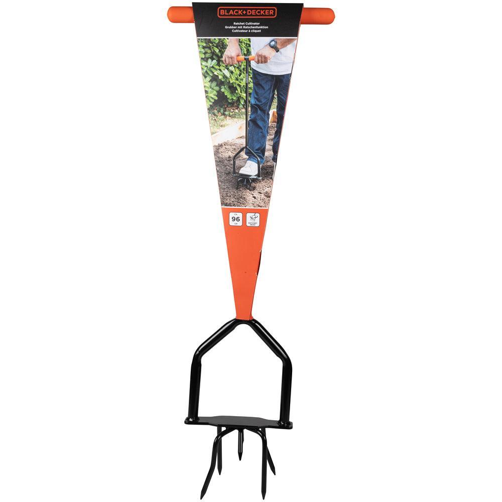 Black + Decker Ratchet Cultivator | 96cm - Choice Stores
