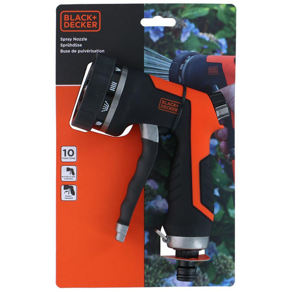 Black + Decker Spray Nozzle Gun | 10 Fucntions - Choice Stores