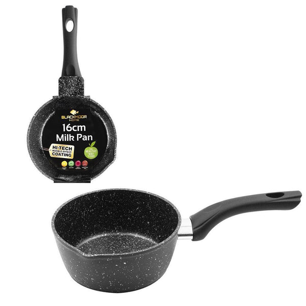 Blackmoor Classic Non-Stick Black Milk Pan | 16cm - Choice Stores