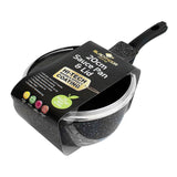 Blackmoor Classic Non-Stick Black Saucepan with Lid | 20cm - Choice Stores