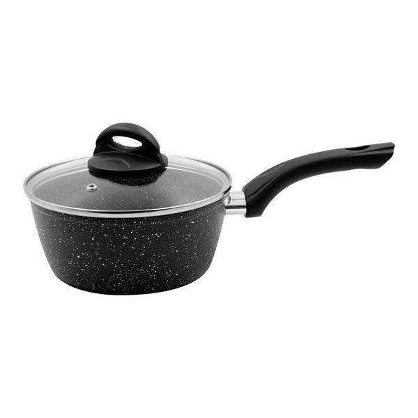Blackmoor Classic Non-Stick Black Saucepan with Lid | 20cm - Choice Stores