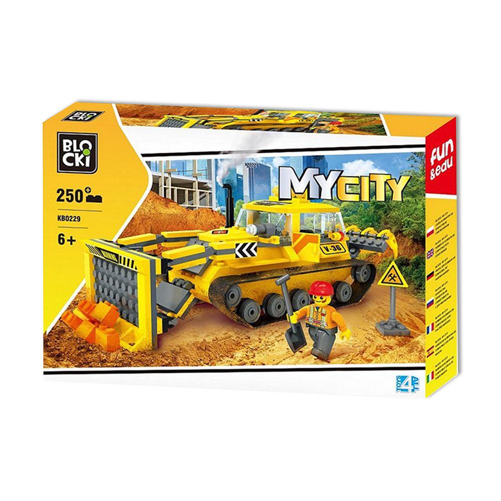 Blocki MyCity Bulldozer Building Set | 250 Pieces | Age 6+ - Choice Stores