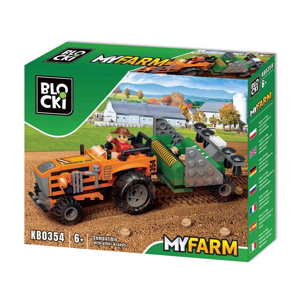 Blocki MyFarm Tractor & Seeder | 148 Pieces | Age 6+ - Choice Stores