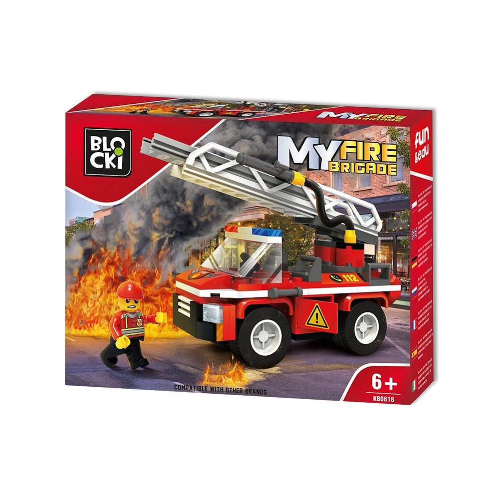 Blocki MyFire Brigade Fire Truck Building Set | 109 Pieces | Age 6+ - Choice Stores