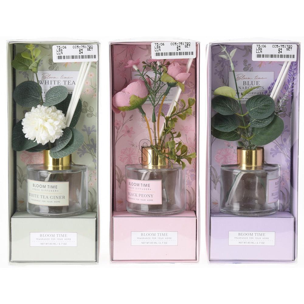 Bloom Time Assorted Reed Diffusers | 80ml - Choice Stores
