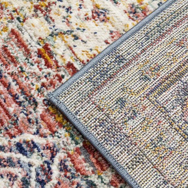 Boho Medallion Blue Rug | Vintage Distressed Design - Choice Stores