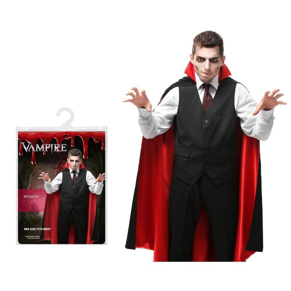 Boo! Double Layer Adult Men's Vampire Costume | 140cm - Choice Stores