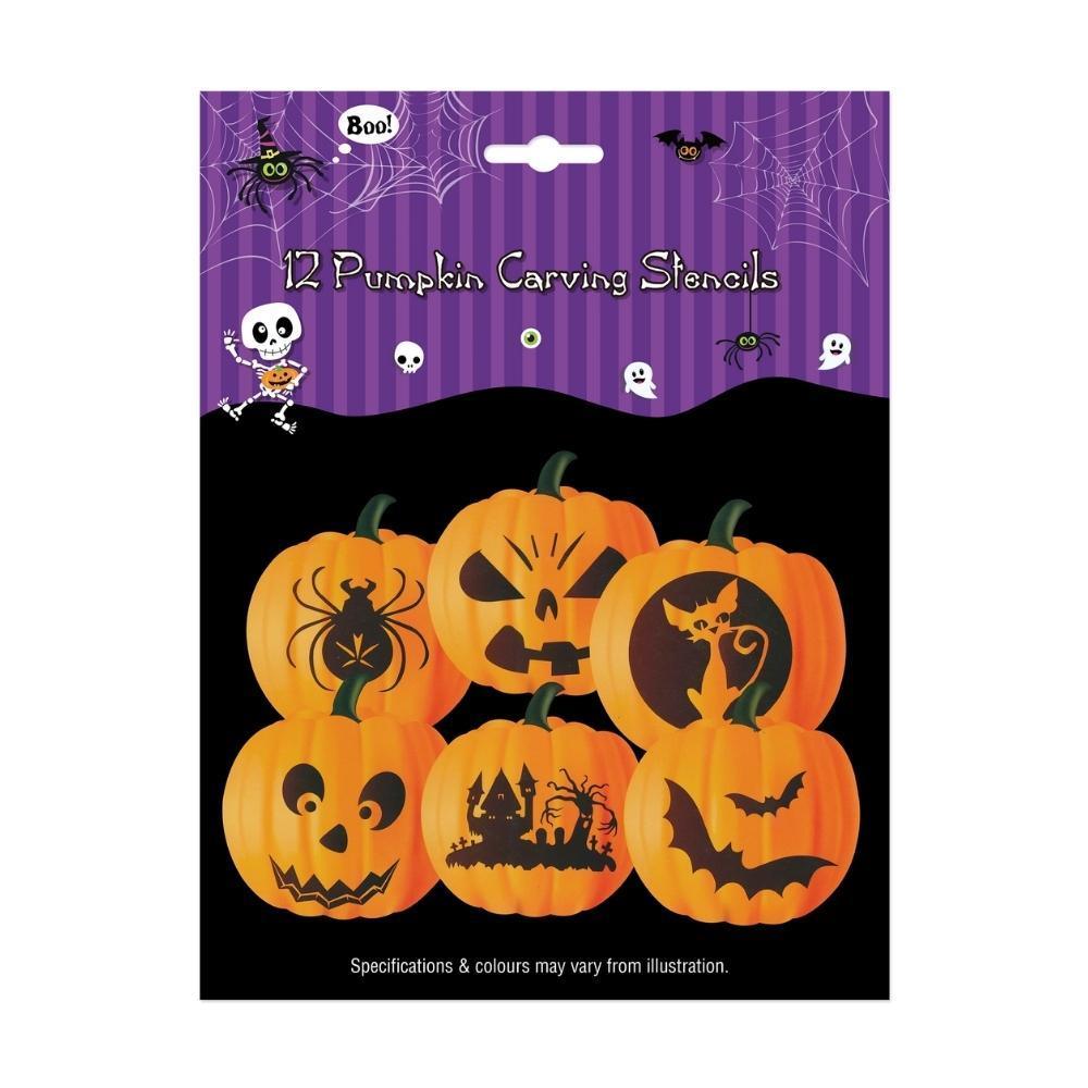 Boo! Pumpkin Carving Stencils | 12 Sheets - Choice Stores