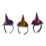 Boo! Stripped Witch Hat Headband with Buckle | Assorted - Choice Stores