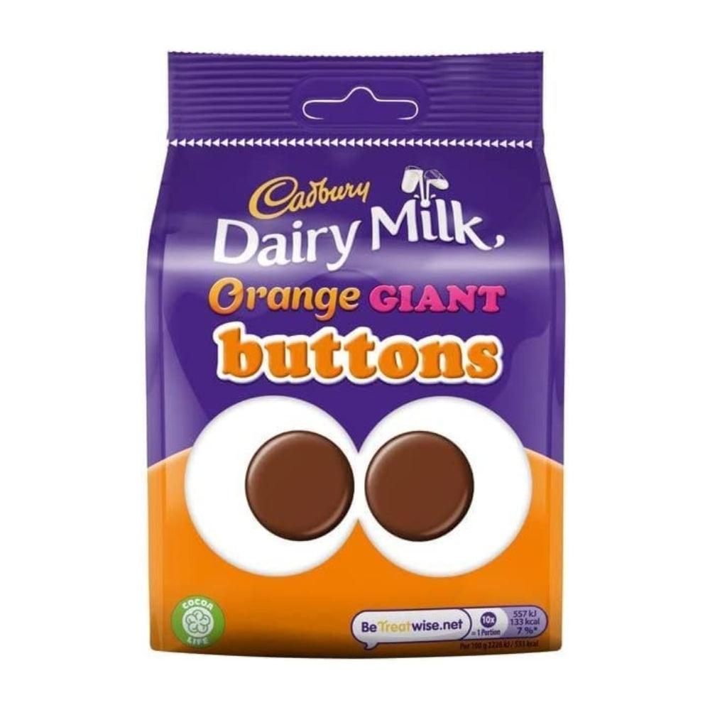 Cadbury Dairy Milk Giant Orange Chocolate Buttons Pouch | 110g - Choice Stores