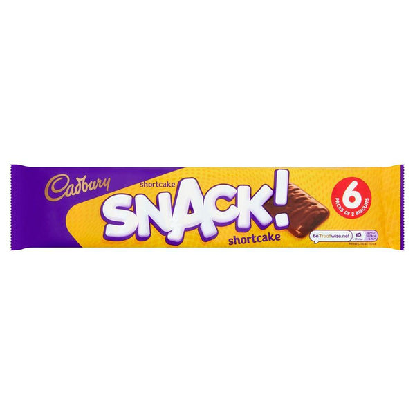 Cadbury Snack Shortcake 120g | Pack of 6 - Choice Stores