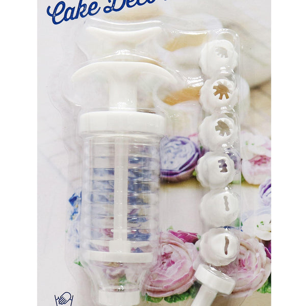 Cake Decorating Kit | Icing Gun & 7 Nozzles - Choice Stores