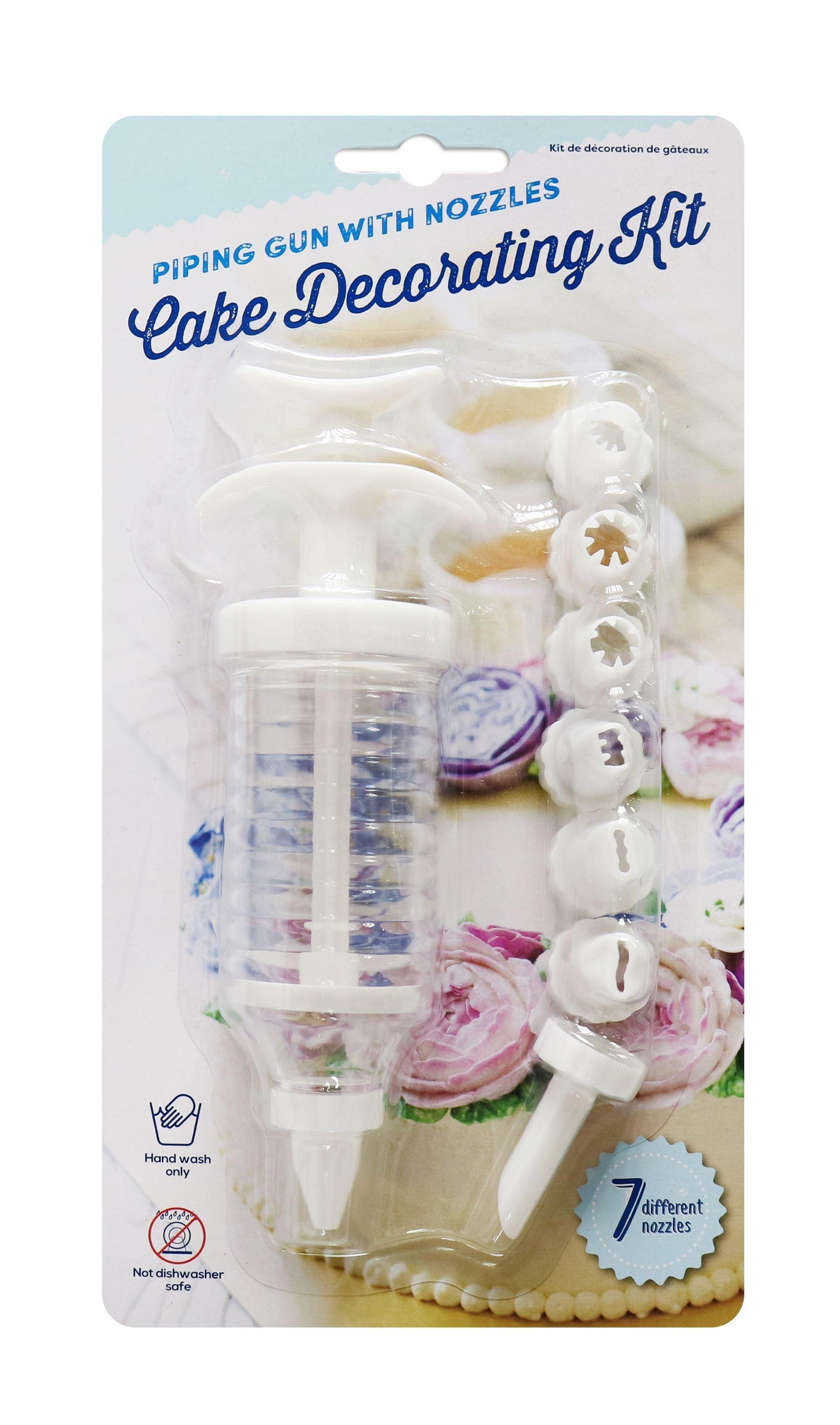 Cake Decorating Kit | Icing Gun & 7 Nozzles – Choice Stores
