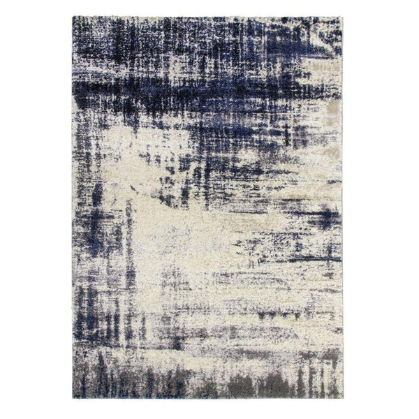 Callisto Accents Navy Rug | Abstract Modern Motives - Choice Stores