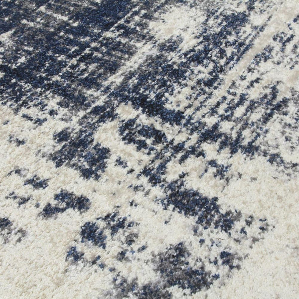 Callisto Accents Navy Rug | Abstract Modern Motives - Choice Stores