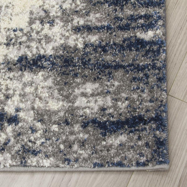 Callisto Accents Navy Rug | Abstract Modern Motives - Choice Stores