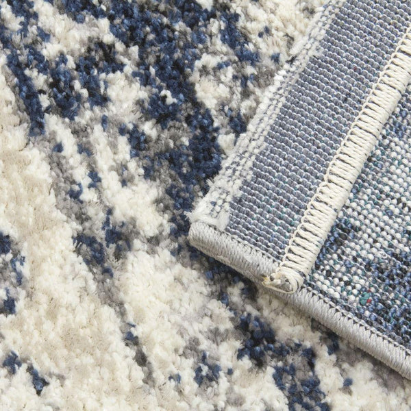 Callisto Accents Navy Rug | Abstract Modern Motives - Choice Stores