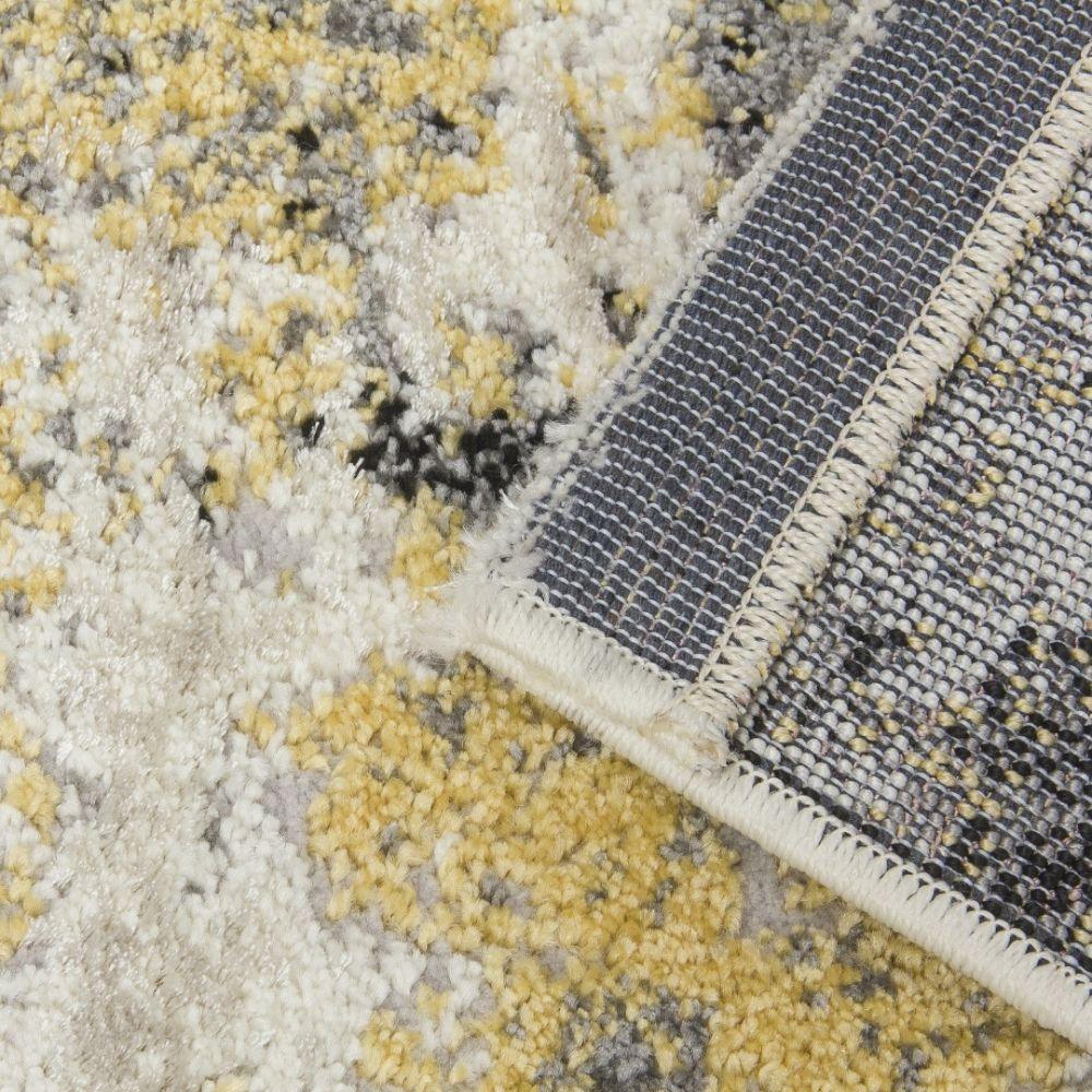 Callisto Accents Yellow Rug | Abstract Modern Motives - Choice Stores