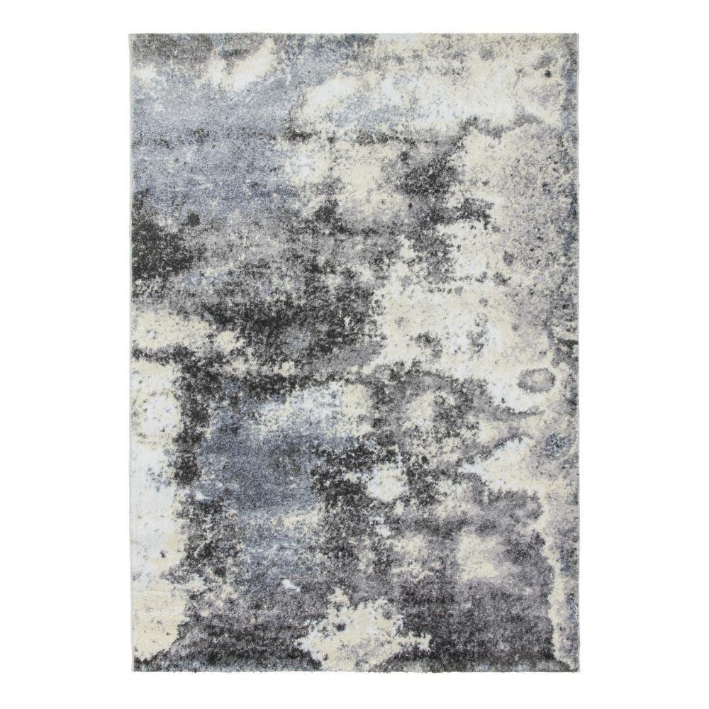 Callisto Storm Grey Blue Rug | Abstract Modern Motives - Choice Stores