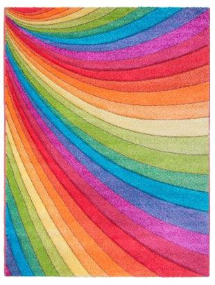 Candy Modern Rainbow Multicoloured Rug | Vivid Colours - Choice Stores