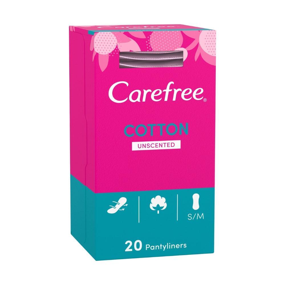 Carefree Cotton Unscented Pantyliners | Pack of 20 - Choice Stores