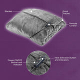 Carmen Heated Wearable Blanket | Grey - Choice Stores