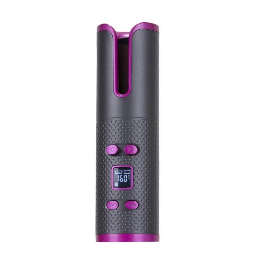Carmen Neon Cordless Automatic Hair Curler Graphite Pink