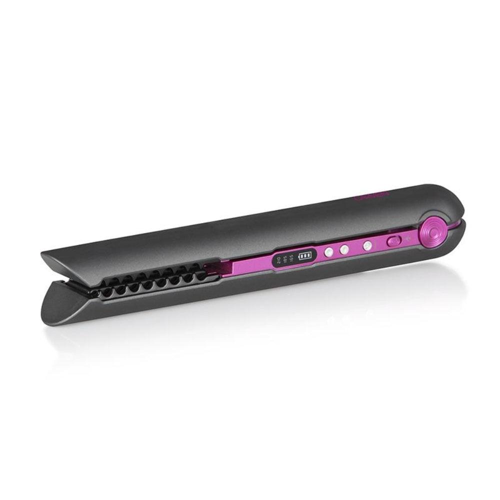 Carmen Neon Cordless Hair Straightener | Neon Pink &amp; Graphite Grey - Choice Stores