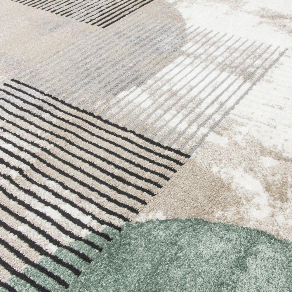 Casino Geo Green Rug | Abstract Modern Motives - Choice Stores